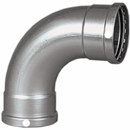 [6571720] 3 P/P STAINLESS STEEL CXC 90 ELBOW W/FKM