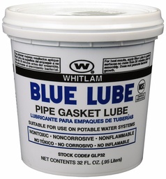 [6696500] BLUE LUBE POLYMER-BASED PIPE GASKET LUBE - Quart
