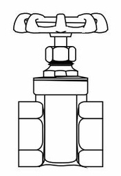 [7090490] 3/8 IPS BRASS GATE VLV 200WOG