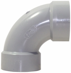 [7560125] 3"x90D PVC DWV LONG ELBOWHxH SYSTEM 15