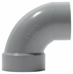 [7560170] 4"x90D PVC DWV ELBOW SPxH SYSTEM 15