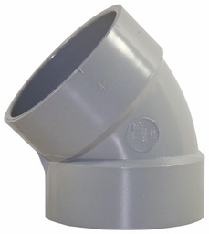 [7560215] 4"x45D PVC DWV SHORT TURNELBOW HxH SYSTEM 15