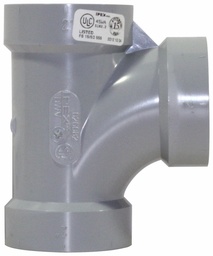 [7560345] 2" PVC DWV SAN TEE HxHxH SYSTEM 15