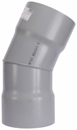 [7560305] 8"x22 1/2D PVC DWV ELBOW HxH SYSTEM 15