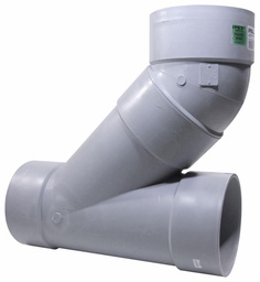 [7560400] 8" PVC DWV SAN TEE HxHxH SYSTEM 15