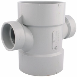 [7560455] 3"x2" PVC DWV DOUBLE SAN TEE HxHxHxH SYSTEM 15