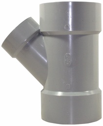 [7560515] 4"x2"x45D PVC DWV WYE HxHxH SYSTEM 15