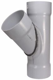[7560560] 12"x45D PVC DWV WYE HxHxH SYSTEM 15