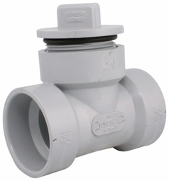 [7560600] 1 1/2" PVC DWV LINE C/O W/ PLUG HXHXGKT PLUG SYSTEM 15