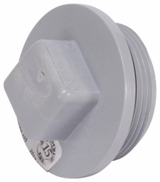 [7560650] 6" PVC DWV PLUG C/O MPT SYSTEM 15
