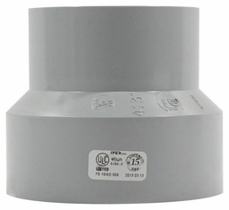 [7560835] 4"x3" PVC DWV COUPLING HxH SYSTEM 15
