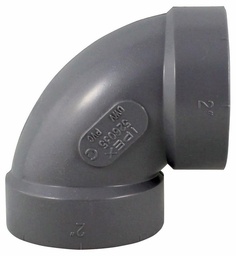 [7583102] 2"x90D PVC DWV ELBOW HxH SYSTEM XFR