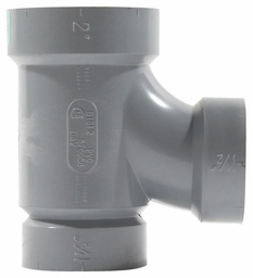 [7583304] 2"x1 1/2"x1 1/2" PVC DWV SAN TEE HxHxH SYSTEM XFR