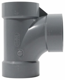 [7583316] 4" PVC DWV SAN TEE HxHxH SYSTEM XFR
