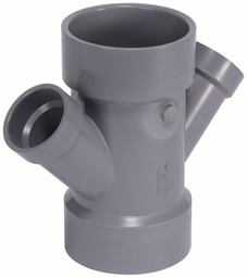 [7583488] 3"x1 1/2"x45D PVC DWV DOUBLE WYE HxHxHxH SYSTEM XFR