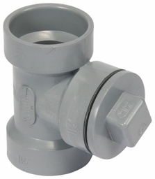 [7583600] 1 1/2" PVC DWV LINE C/O W/ PLUG HXHXGKT PLUG SYSTEM XFR