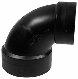 [7620020] 4X3 SHORT ABS 90 ELBOW