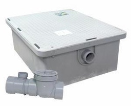 [7629515] PP 25GPM 2" GI HUB LOPRO GRAY ENDURA