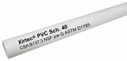 [7648035] 3" x 20' Non-CSA Sch40 PVC Pipe