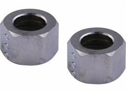 [5455877] 3/8 CP BRASS HEX NUTS (2)