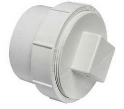 [7690562] 4 PVC SEWER FITTING CLEAN-OUT W/PLUG