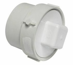 [7690561] 3 PVC SEWER FITTING CLEAN-OUT W/PLUG