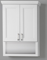 [2571010] 2-Door Bathroom Storage Cabinet Painted Classic Bellrose