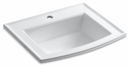 [2906104] Archer Single Hole Drop-In Bathroom Sink
