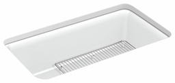 [2960380] Cairn 33-1/2" 1 Bowl Undermount Neoroc Kitchen Sink with Rack