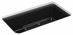 [2960360] Cairn 33-1/2" 1 Bowl Undermount Neoroc Kitchen Sink with Rack