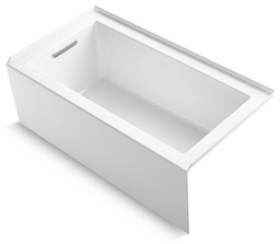 [2916616] Underscore Rectangle 60" x 32" Alcove Bath with Integral Apron/Flange and LH Drain