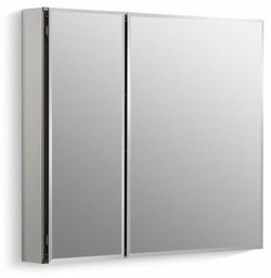 [2924017] 30" x 26" Aluminum Medicine Cabinet