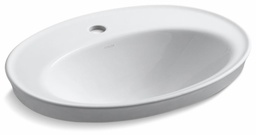 [2906424] Serif Single Hole Drop-In Bathroom Sink