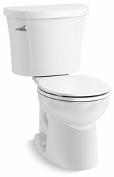[7007044] Kingston 2-Piece Round Front 1.28 GPF Toilet (less seat)