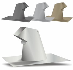 [5643812] 7" Goose Neck Roof Jack With Damper 30ga