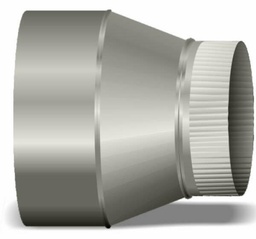 [5644040] 3"-6" Pipe Increaser on Center 3" Long 26ga