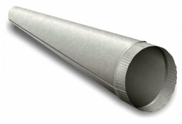 [5646492] 3" x 5" x 100" Oval (4") Snaplock Pipe 30ga (per foot)