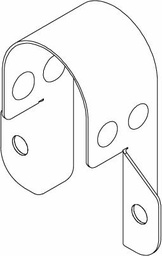 [3805060] 1-1/2 CPVC GALVANIZED PIPE STRAP #077