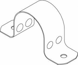 [3805040] 2 CPVC GALVANIZED PIPE STRAP #070