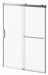 [3748037] Akcess Plus (Box 1 of 2) 60" x 77" Internal Panel Sliding Shower Door with Towel Bar