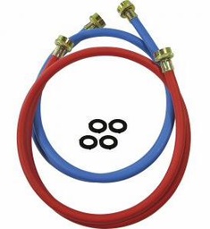 [5457241] 5' Red and Blue Washing Machine Hose Set