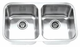 [4422020] 2 Bowl Undermount Sink 9" Deep