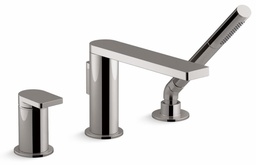 [2947272] Composed 3-Hole Roman Tub Faucet with Hand Shower