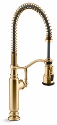 [2951260] Tournant Semi-Professional Kitchen Faucet with Spring Pulldown Spray