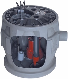 [1581210] 1/2 HP 1-Phase 115V Simplex Sewage Ejector Package