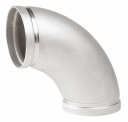 [6661185] 4" Grooved 304SS Stainless Steel 90 Elbow Long Radius No. 410