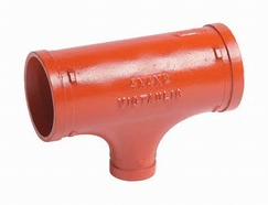 [6661575] 6" x 6" x 4" Grooved Reducing Tee AWWA Ductile Iron No. 25-C